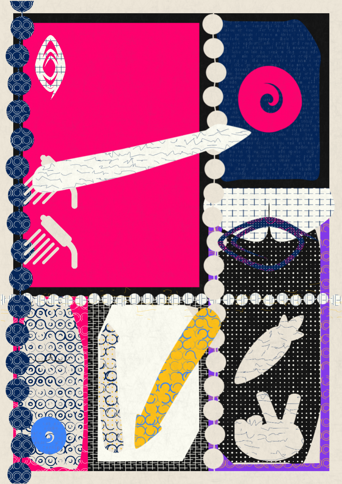 secs - bold pop art inspired generative art